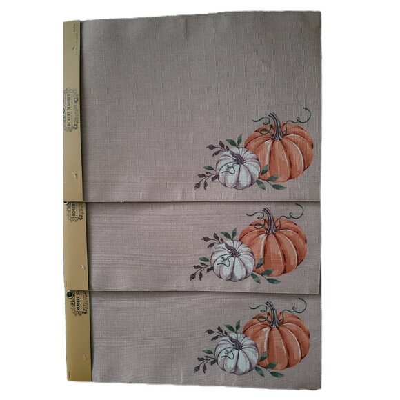 Placemats ROBERT STANLEY SIGNATURE COLLECTION Brown Orange 6pcs (3 Sets of 2pc) - Picture 6 of 6